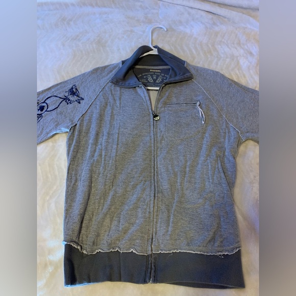 Diesel Other - Diesel brand medium long sleeve grey full zip jacket.lightweight vintage rare